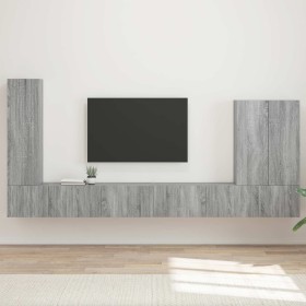 6 pcs Gris Sonoma en Muebles TV | Comprar online en Foru.es