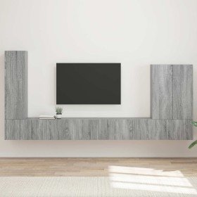 6 pcs Gris Sonoma en Muebles TV | Comprar online en Foru.es