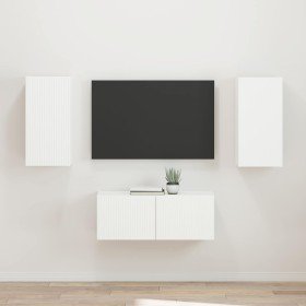 Conjunto de mueble de TV 2 pcs Madera de ingeniería en Muebles TV | Comprar online en Foru.es