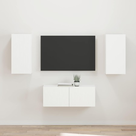 Conjunto de mueble de TV 2 pcs Madera de ingeniería en Muebles TV | Comprar online en Foru.es