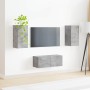 Conjunto de mueble de TV 2 pcs Gris Concreto en Muebles TV | Comprar online en Foru.es