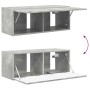 Conjunto de mueble de TV 2 pcs Gris Concreto en Muebles TV | Comprar online en Foru.es