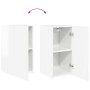 Conjunto de mueble de TV 2 pcs brillante Madera de ingeniería en Muebles TV | Comprar online en Foru.es