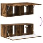 Conjunto de mueble de TV 2 pcs Roble ahumado en Muebles TV | Comprar online en Foru.es