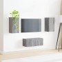 Conjunto de mueble de TV 2 pcs Gris Sonoma Madera de ingeniería en Muebles TV | Comprar online en Foru.es