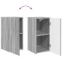 Conjunto de mueble de TV 2 pcs Gris Sonoma Madera de ingeniería en Muebles TV | Comprar online en Foru.es