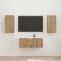 Conjunto de mueble de TV 2 pcs Roble artesanal en Muebles TV | Comprar online en Foru.es