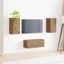 Conjunto de mueble de TV 2 pcs Roble artesanal en Muebles TV | Comprar online en Foru.es