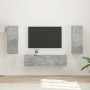 Conjunto de mueble de TV 2 pcs Gris Concreto en Muebles TV | Comprar online en Foru.es