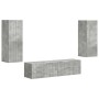 Conjunto de mueble de TV 2 pcs Gris Concreto en Muebles TV | Comprar online en Foru.es