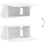 Conjunto de mueble de TV 2 pcs brillante Madera de ingeniería en Muebles TV | Comprar online en Foru.es