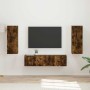 Conjunto de mueble de TV 2 pcs Roble ahumado en Muebles TV | Comprar online en Foru.es