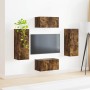 Conjunto de mueble de TV 2 pcs Roble ahumado en Muebles TV | Comprar online en Foru.es