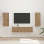 Conjunto de mueble de TV 2 pcs Roble artesanal en Muebles TV | Comprar online en Foru.es