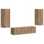 Conjunto de mueble de TV 2 pcs Roble artesanal en Muebles TV | Comprar online en Foru.es