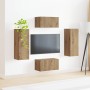 Conjunto de mueble de TV 2 pcs Roble artesanal en Muebles TV | Comprar online en Foru.es