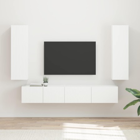 Conjunto de mueble de TV 3 pcs Madera de ingeniería en Muebles TV | Comprar online en Foru.es