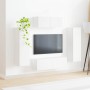 Conjunto de mueble de TV 3 pcs Madera de ingeniería en Muebles TV | Comprar online en Foru.es