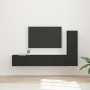 Conjunto de mueble de TV 2 pcs Negro Madera de ingeniería en Muebles TV | Comprar online en Foru.es