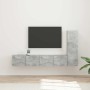 Conjunto de mueble de TV 2 pcs Gris Concreto en Muebles TV | Comprar online en Foru.es