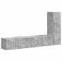 Conjunto de mueble de TV 2 pcs Gris Concreto en Muebles TV | Comprar online en Foru.es