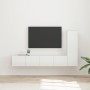 Conjunto de mueble de TV 2 pcs brillante Madera de ingeniería en Muebles TV | Comprar online en Foru.es