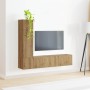 Conjunto de mueble de TV 2 pcs Roble artesanal en Muebles TV | Comprar online en Foru.es