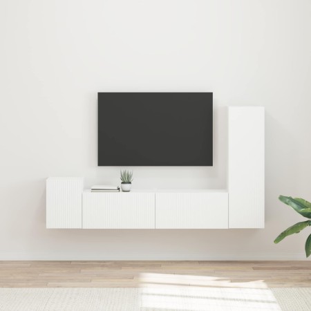 Conjunto de mueble de TV 4 pcs Madera de ingeniería en Muebles TV | Comprar online en Foru.es