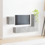 Conjunto de mueble de TV 4 pcs Gris Concreto en Muebles TV | Comprar online en Foru.es