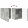 Conjunto de mueble de TV 4 pcs Gris Concreto en Muebles TV | Comprar online en Foru.es