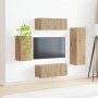 Conjunto de mueble de TV 3 pcs Roble artesanal en Muebles TV | Comprar online en Foru.es