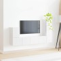 Conjunto de mueble de TV 3 pcs brillante Madera de ingeniería en Muebles TV | Comprar online en Foru.es