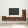 Conjunto de mueble de TV 3 pcs Roble ahumado en Muebles TV | Comprar online en Foru.es