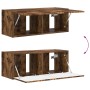 Conjunto de mueble de TV 3 pcs Roble ahumado en Muebles TV | Comprar online en Foru.es