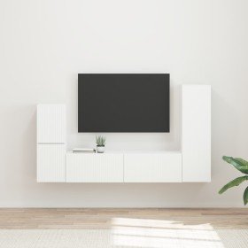 Conjunto de mueble de TV 4 pcs Madera de ingeniería en Muebles TV | Comprar online en Foru.es