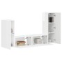 Conjunto de mueble de TV 4 pcs brillante Madera de ingeniería en Muebles TV | Comprar online en Foru.es