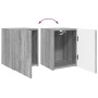Conjunto de mueble de TV 4 pcs Gris Sonoma Madera de ingeniería en Muebles TV | Comprar online en Foru.es