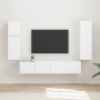 Conjunto de mueble de TV 4 pcs Madera de ingeniería en Muebles TV | Comprar online en Foru.es