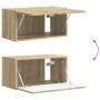 Conjunto de mueble de TV Montaje en la pared 4 pcs Roble Sonoma en Muebles TV | Comprar online en Foru.es