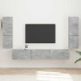 Conjunto de mueble de TV 4 pcs Gris Concreto en Muebles TV | Comprar online en Foru.es