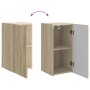 Conjunto de mueble de TV Montaje en la pared 6 pcs Roble Sonoma en Muebles TV | Comprar online en Foru.es