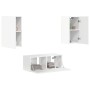 Conjunto de mueble de TV 6 pcs brillante Madera de ingeniería en Muebles TV | Comprar online en Foru.es