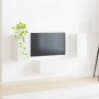 Conjunto de mueble de TV 6 pcs brillante Madera de ingeniería en Muebles TV | Comprar online en Foru.es