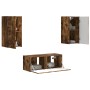 Conjunto de mueble de TV 6 pcs Roble ahumado en Muebles TV | Comprar online en Foru.es