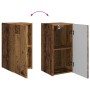 Conjunto de mueble de TV Montaje en la pared 6 pcs Madera vieja en Muebles TV | Comprar online en Foru.es