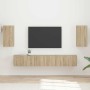 Conjunto de mueble de TV Montaje en la pared 3 pcs Roble Sonoma en Muebles TV | Comprar online en Foru.es
