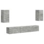 Conjunto de mueble de TV 3 pcs Gris Concreto en Muebles TV | Comprar online en Foru.es