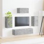 Conjunto de mueble de TV 3 pcs Gris Concreto en Muebles TV | Comprar online en Foru.es