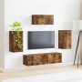 Conjunto de mueble de TV 3 pcs Roble ahumado en Muebles TV | Comprar online en Foru.es