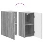 Conjunto de mueble de TV 3 pcs Gris Sonoma Madera de ingeniería en Muebles TV | Comprar online en Foru.es